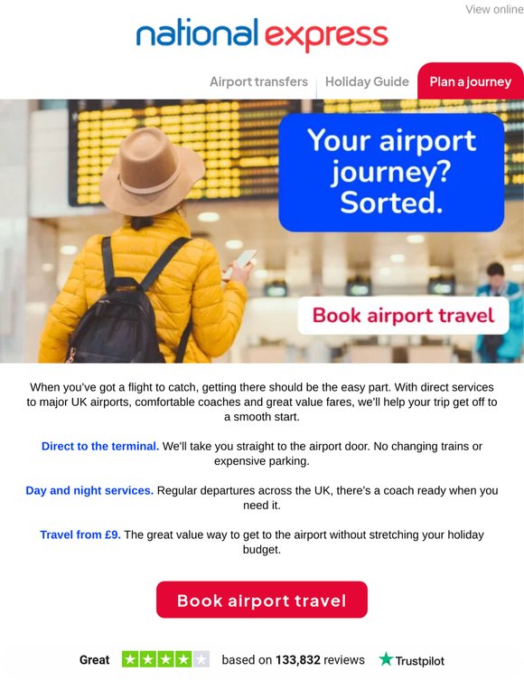 Why more travellers are choosing coach to the airport