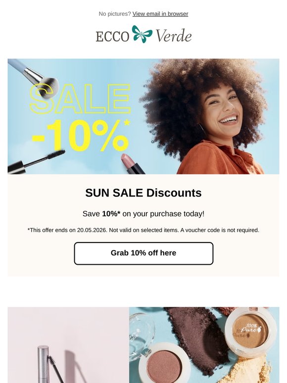 SUN SALE - for a limited time only
