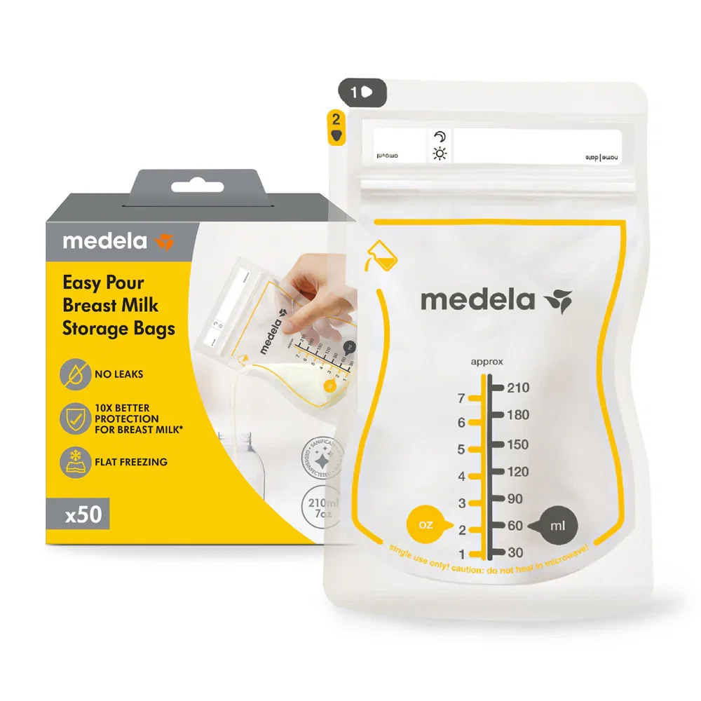 Image of Medela Easy Pour Breastmilk Storage Bags 50 Pack