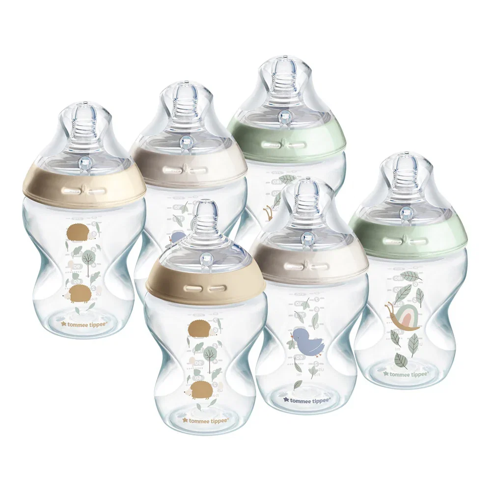 Image of Tommee Tippee Natural Start 6x 260ml PP Bottles Pond
