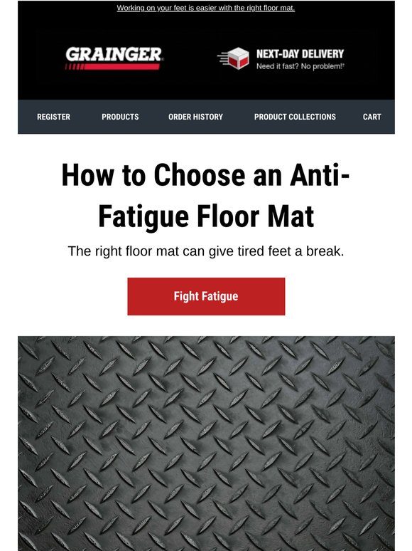 Relieve Foot Pain with Anti-Fatigue Mats