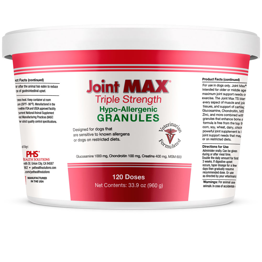 Image of Joint MAX Triple Strength Hypoallergenic Granules (120 Doses)