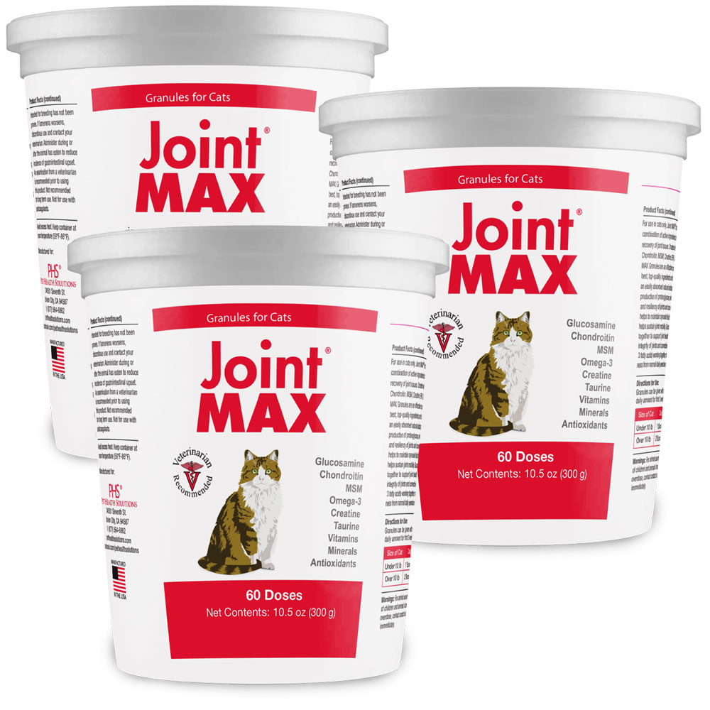 Image of 3-PACK Joint MAX Granules for Cats (180 Doses)
