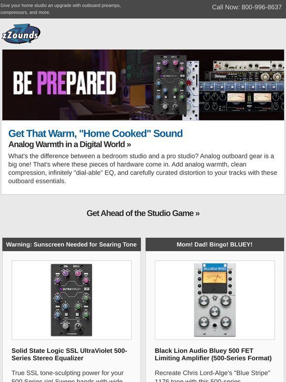Be PREpared with Studio Outboard Essentials!