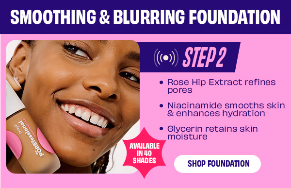 Smoothing & Blurring Foundation | Shop The POREfessional Foundation