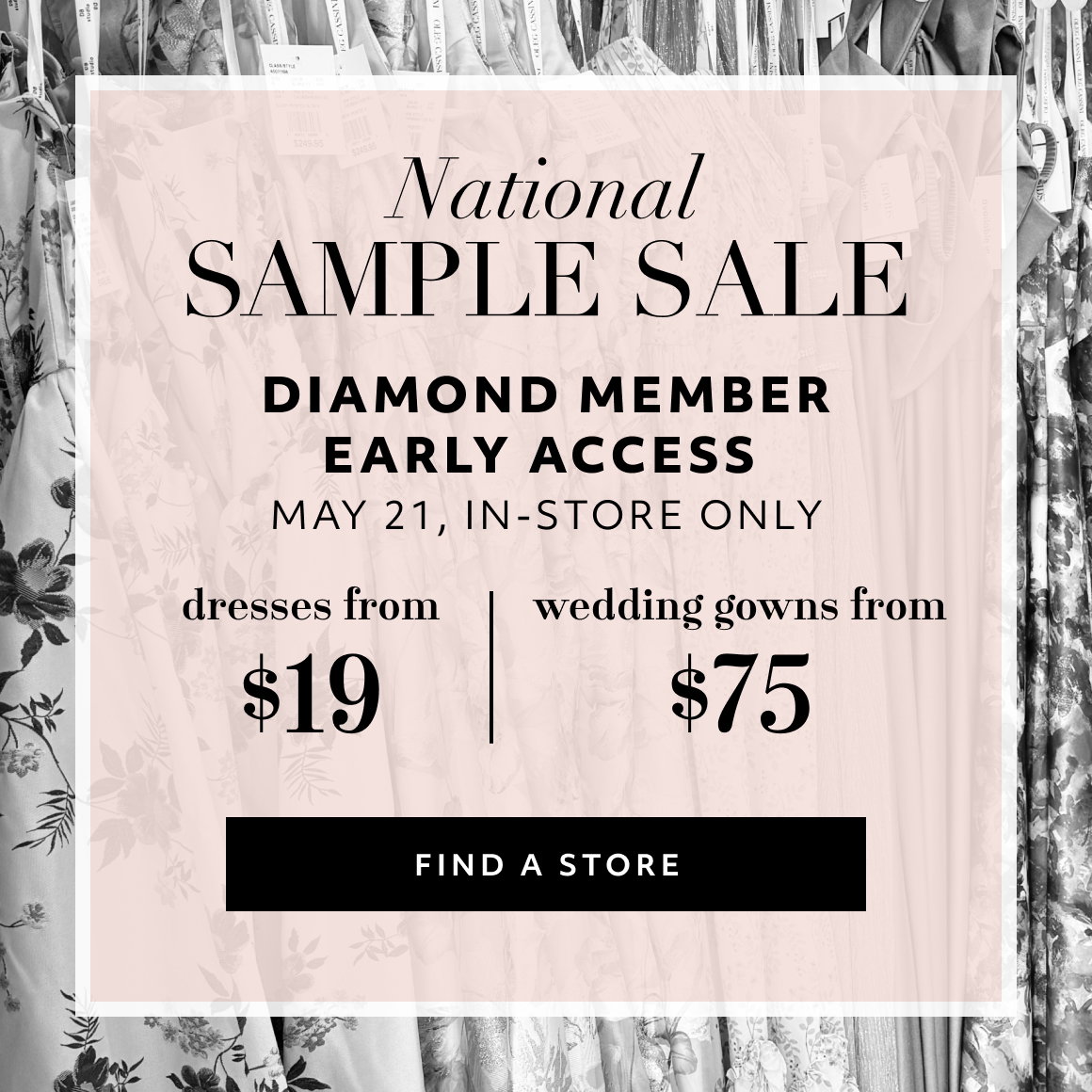 National Sample Sale - FIND A STORE