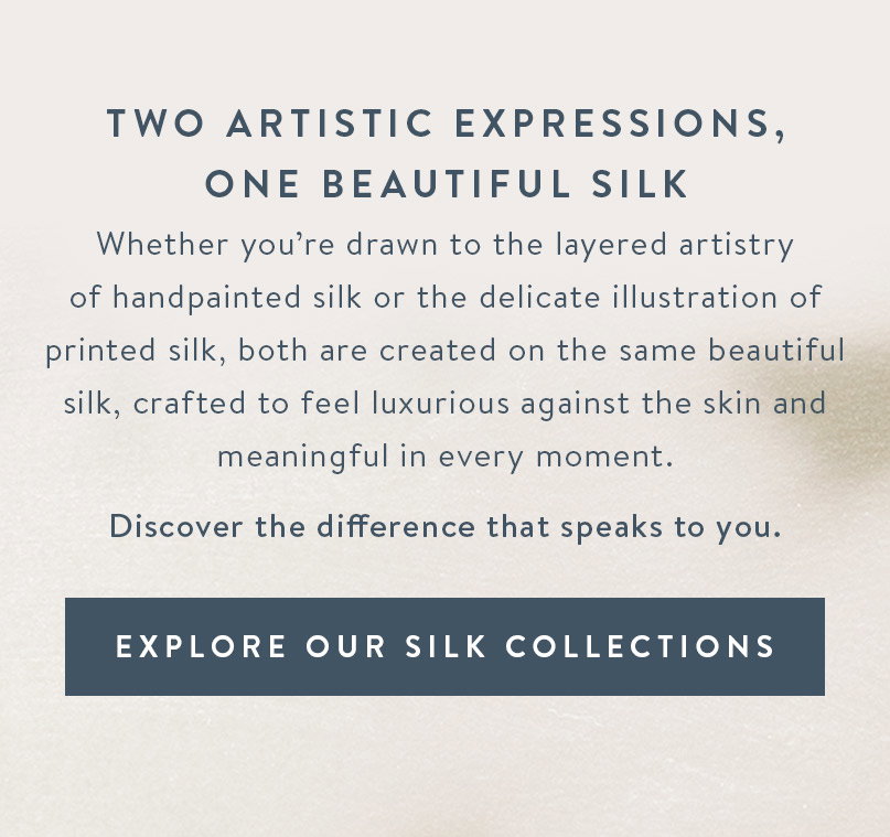Handpainted Silk vs. Printed Silk