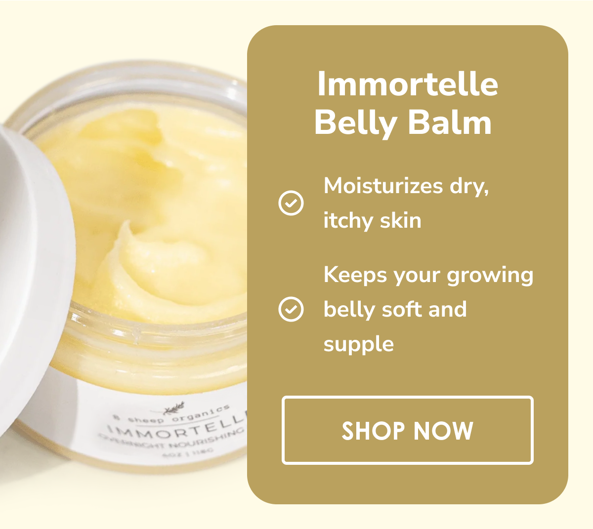 immortelle belly balm