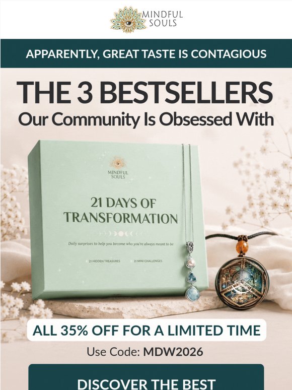 ❤️ Our 3 most popular items are…