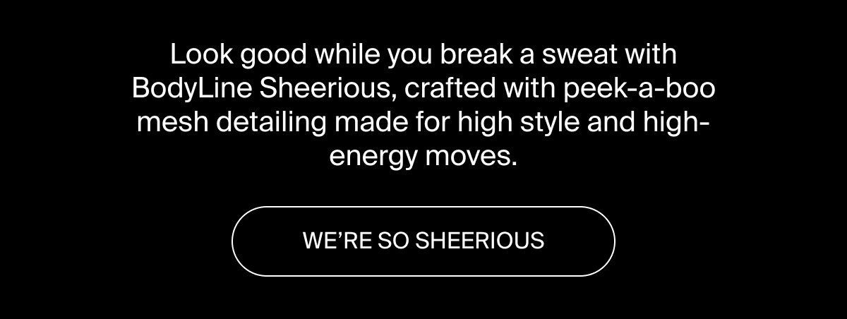 Look good while you break a sweat