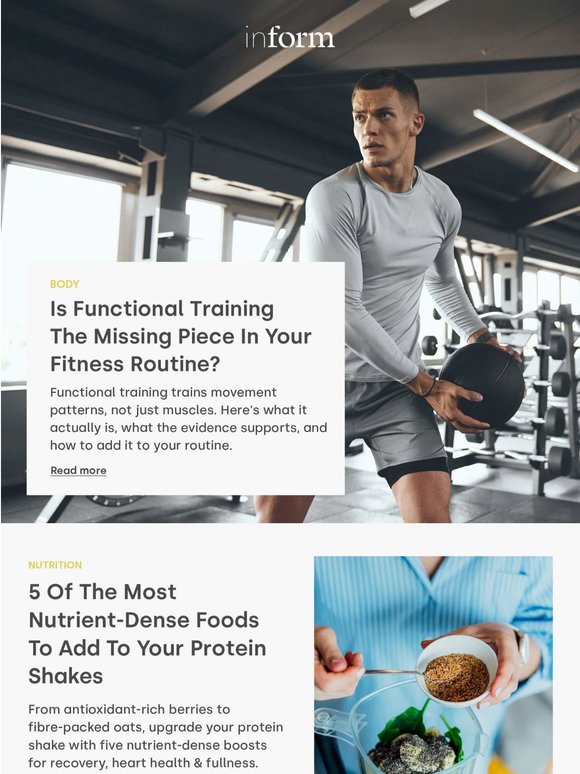 inForm - A round-up of our best content 🌱