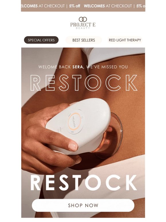 ATTENTION: We restocked this