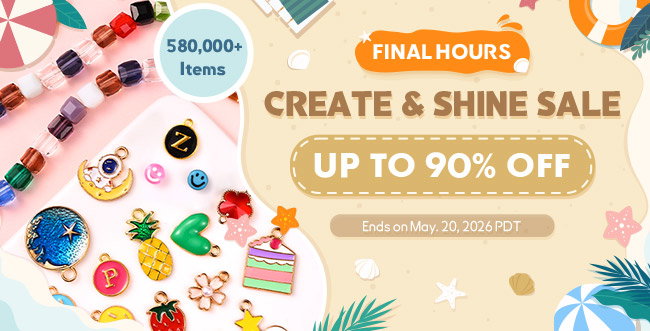 FINAL HOURS CREATE & SHINE SALE 580,000+ Items UP TO 90% OFF