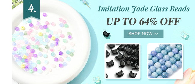 Imitation Jade Glass Beads Up to 64% OFF