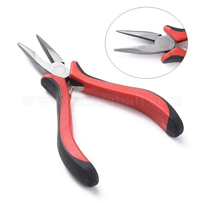 Carbon Steel Jewelry Pliers, Mini Needle Nose P...