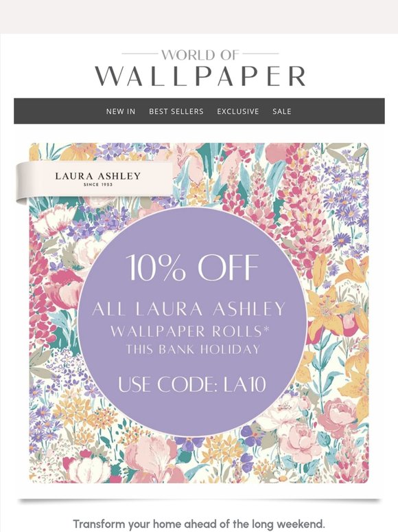 A curated classic: 10% off | Laura Ashley