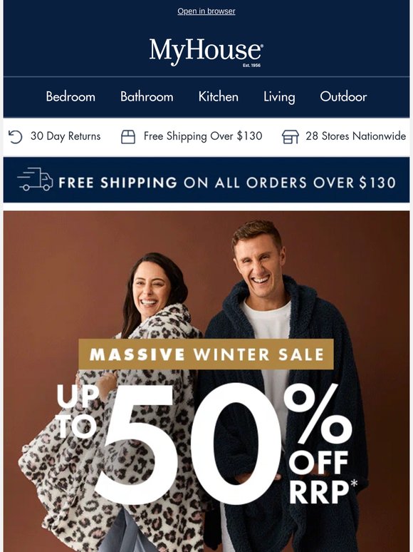 The Massive Winter Sale Is On ☃️
