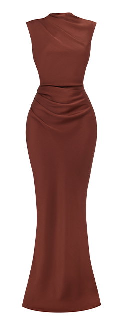 Avielle Maxi Dress - Deep Rust