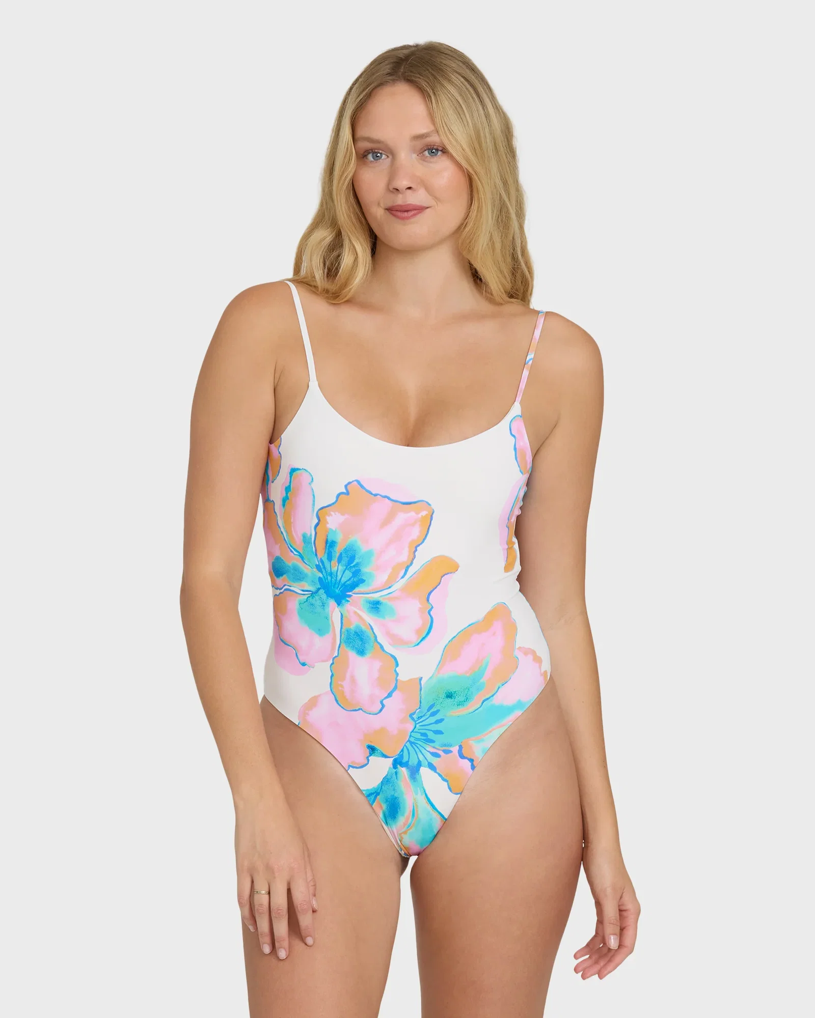 Image of Sweet Escape Sloane One Piece Swimsuit - Salt Crystal