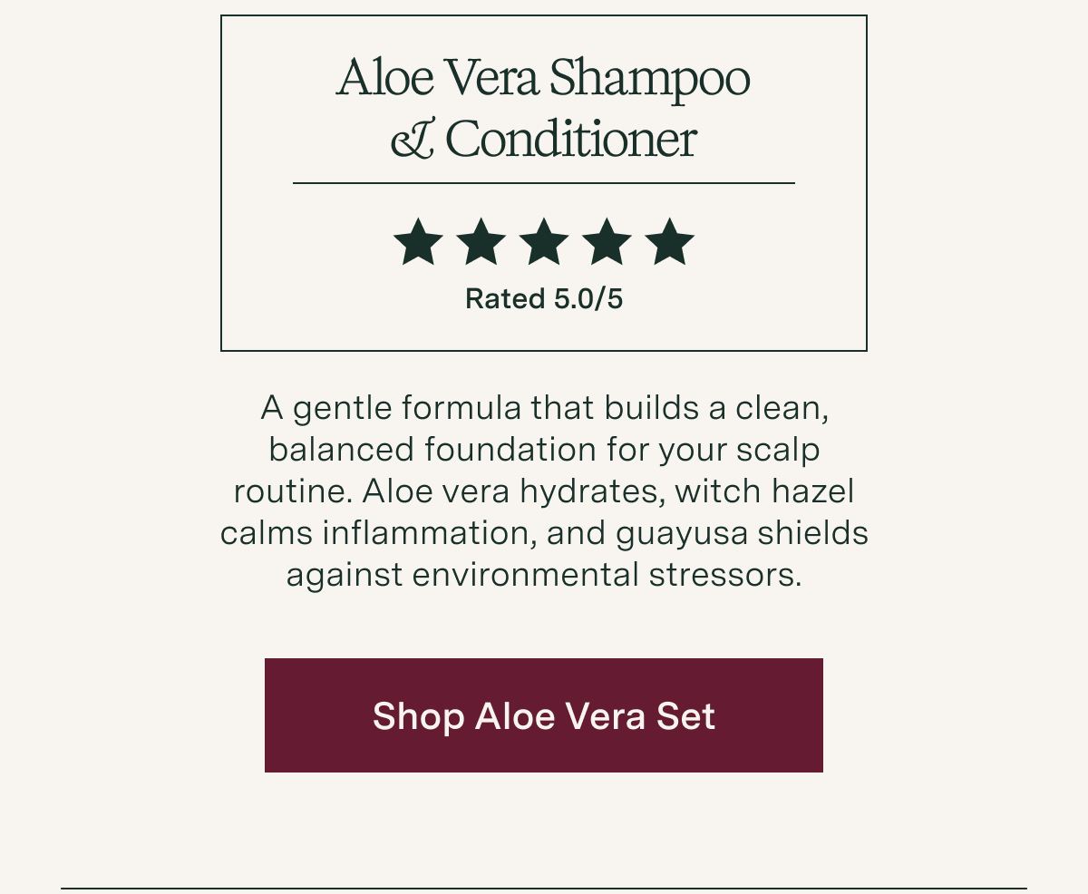 Shop Aloe Vera Set