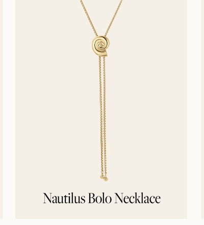 Nautilus Bolo Necklace