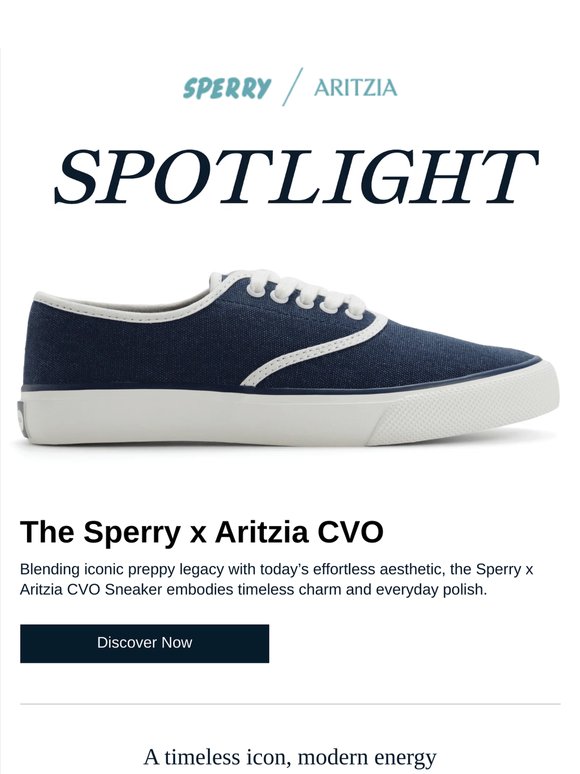 Introducing the Sperry x Aritzia CVO