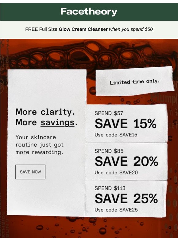 Save up to 25%: Your New Routine Awaits 🤩