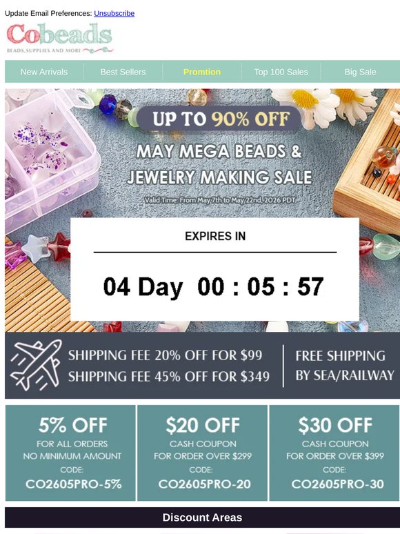 Jewelry Making Sales Ends in 4 Days