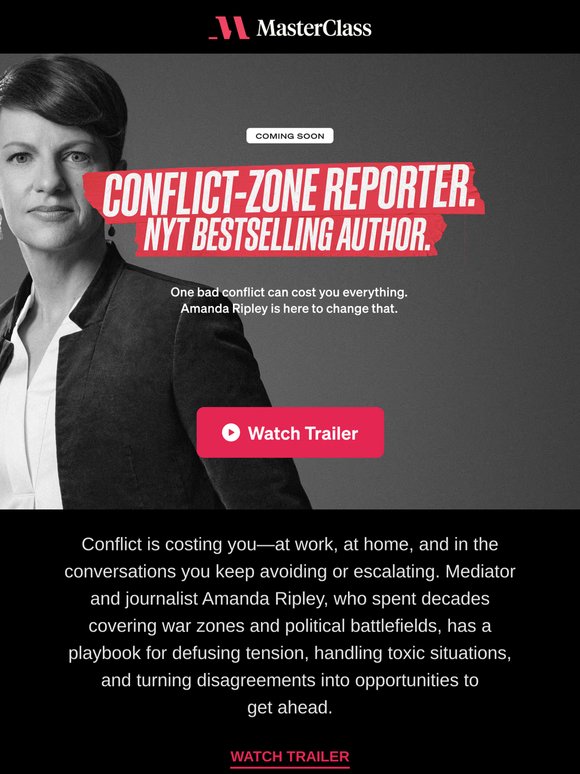 Coming soon: She risked her life to understand conflict