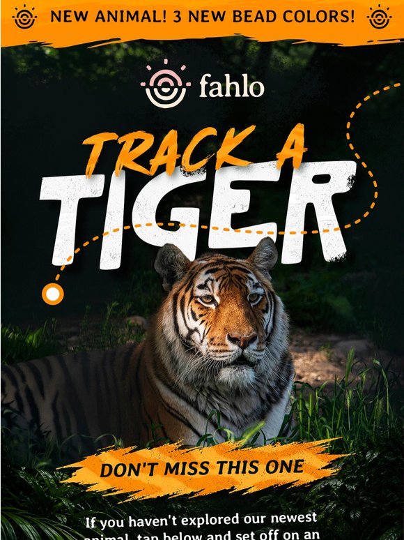 Are you tracking a tiger? 🐯