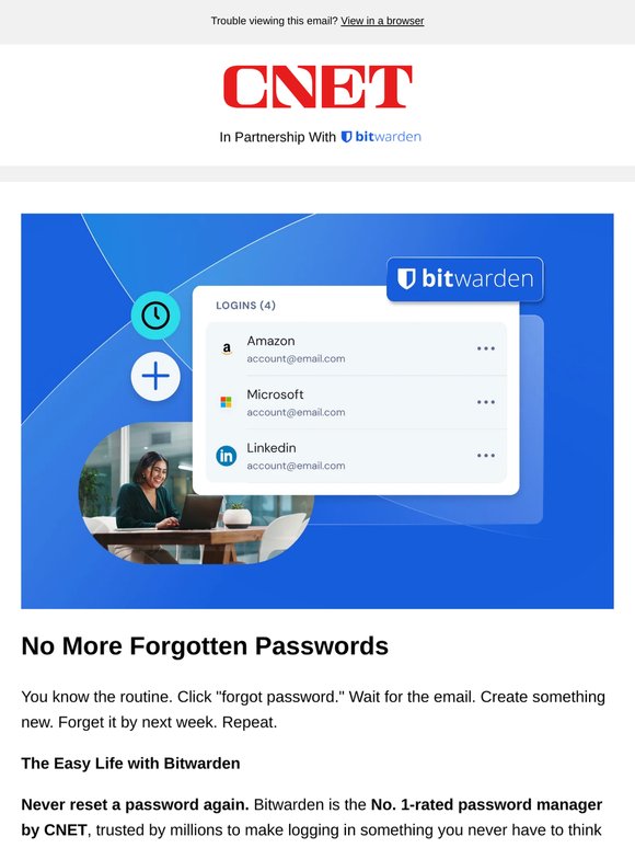 Sign Up for Bitwarden and Never Forget a Password Again