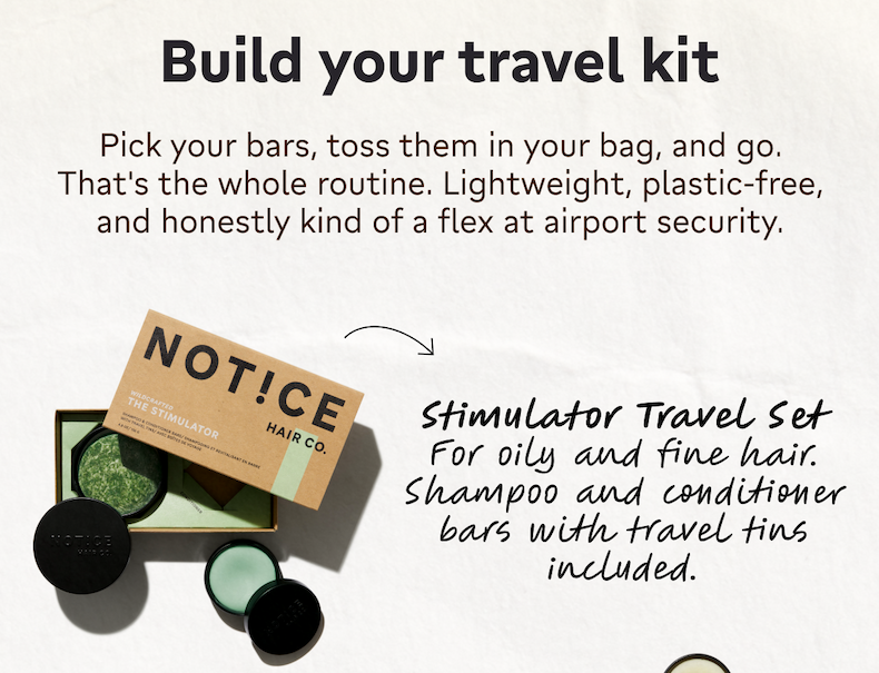 STIMULATOR TRAVEL SET