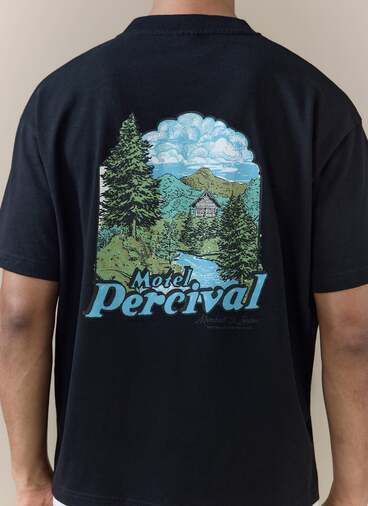 Arnold Oversized T Shirt | Organic Cotton | Black