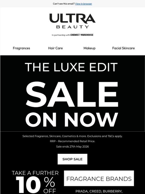 The luxe edit sale has landed 🖤