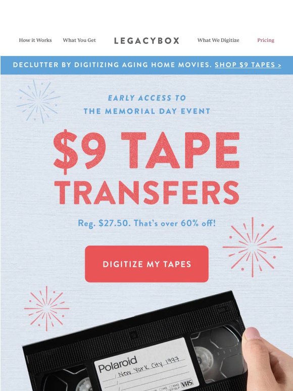 Memorial Day deals start now!