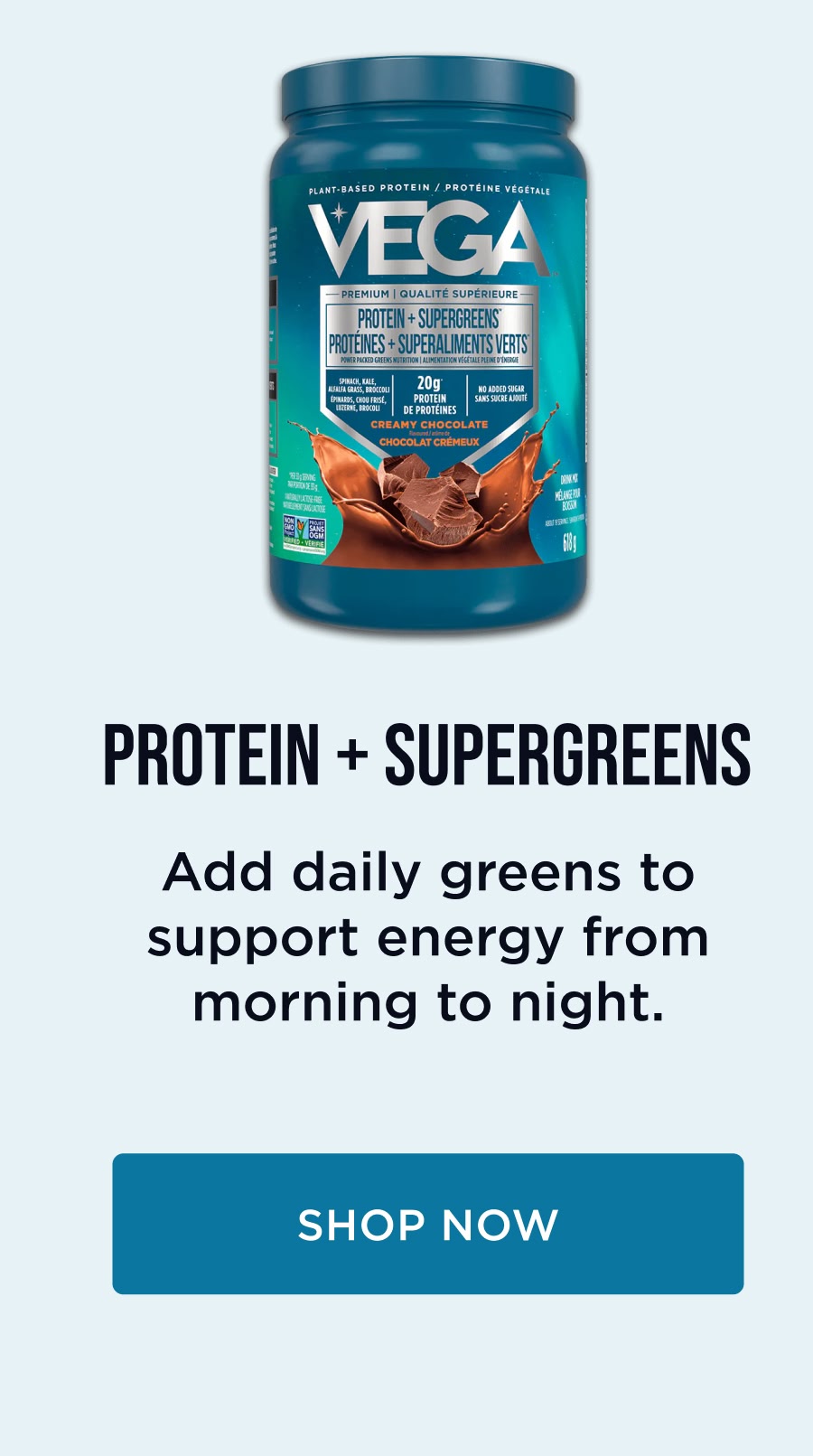 protein + supergreens