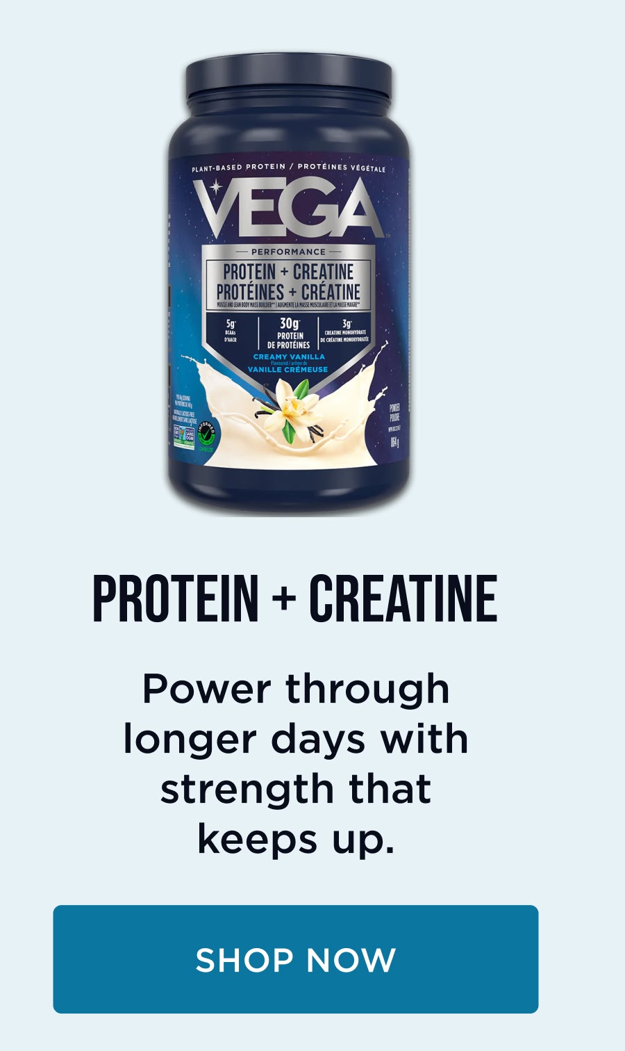 protein + creatine