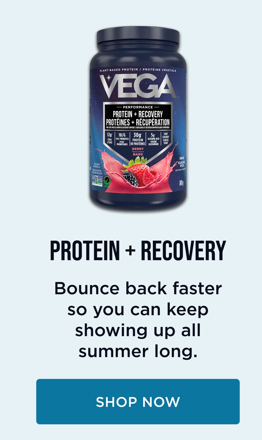 protein + recovery