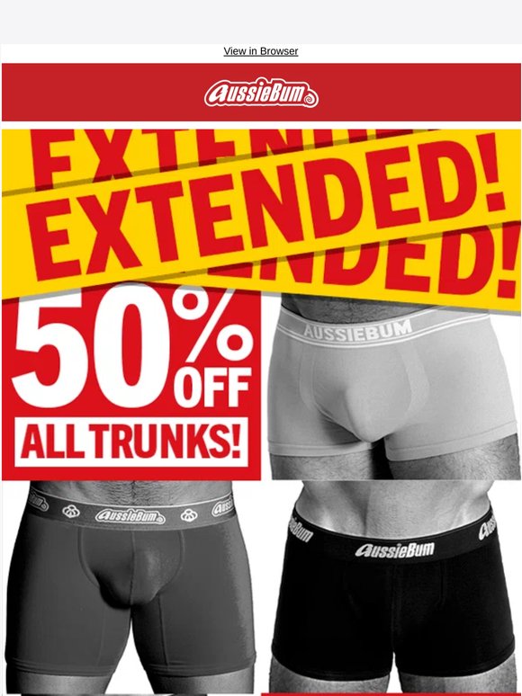 Final call 🔥 50% off all trunks