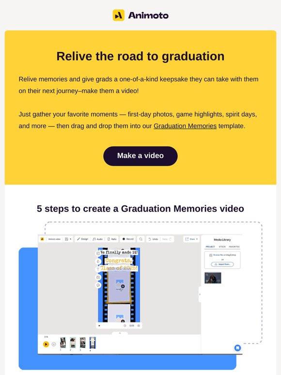 Relive the road to graduation
