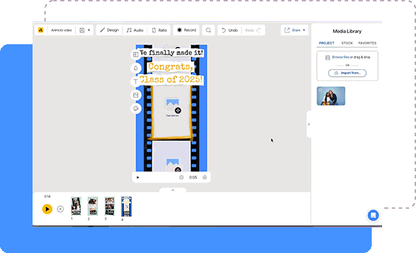 Graduation Tribute Slideshow Template GIF