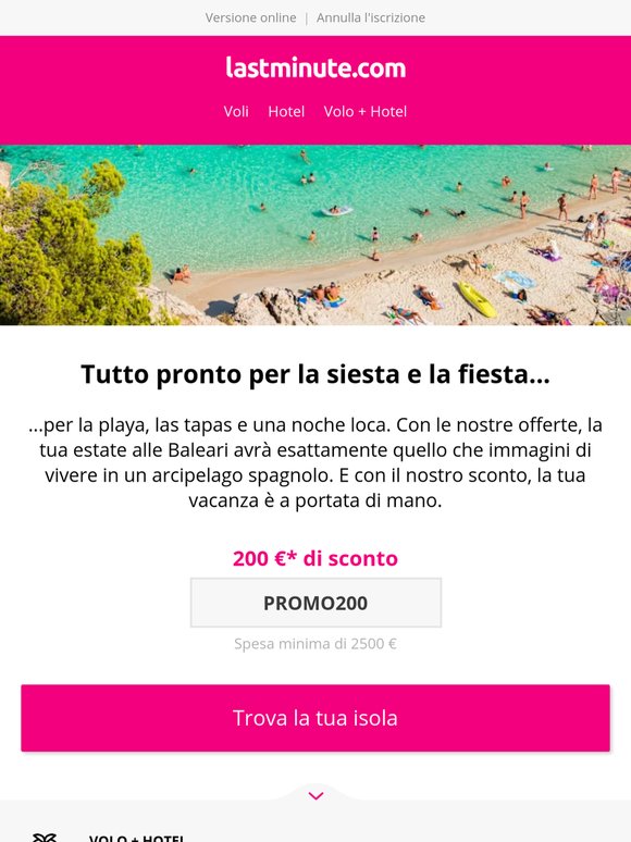 Con 200 € di sconto le Baleari sono ancora più vicine