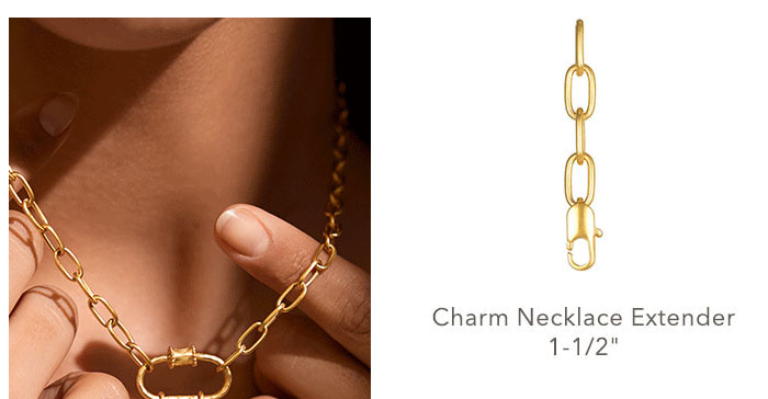 Charm Necklace Extender 1 1/2"