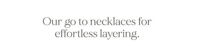 Shop Necklaces