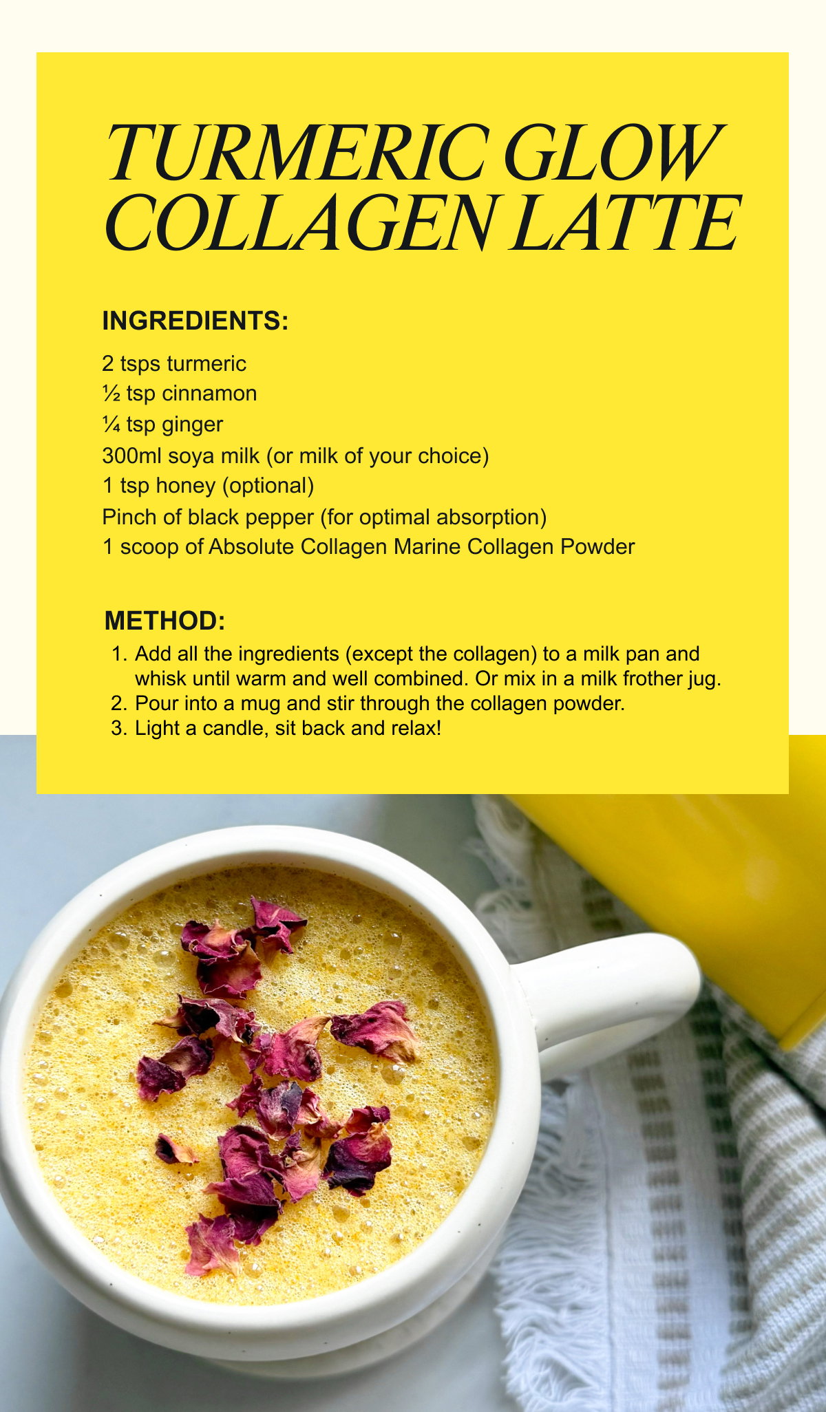 Turmeric Glow Collagen Latte
