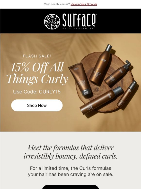 15% Off All Your Curls Favorites 🤎