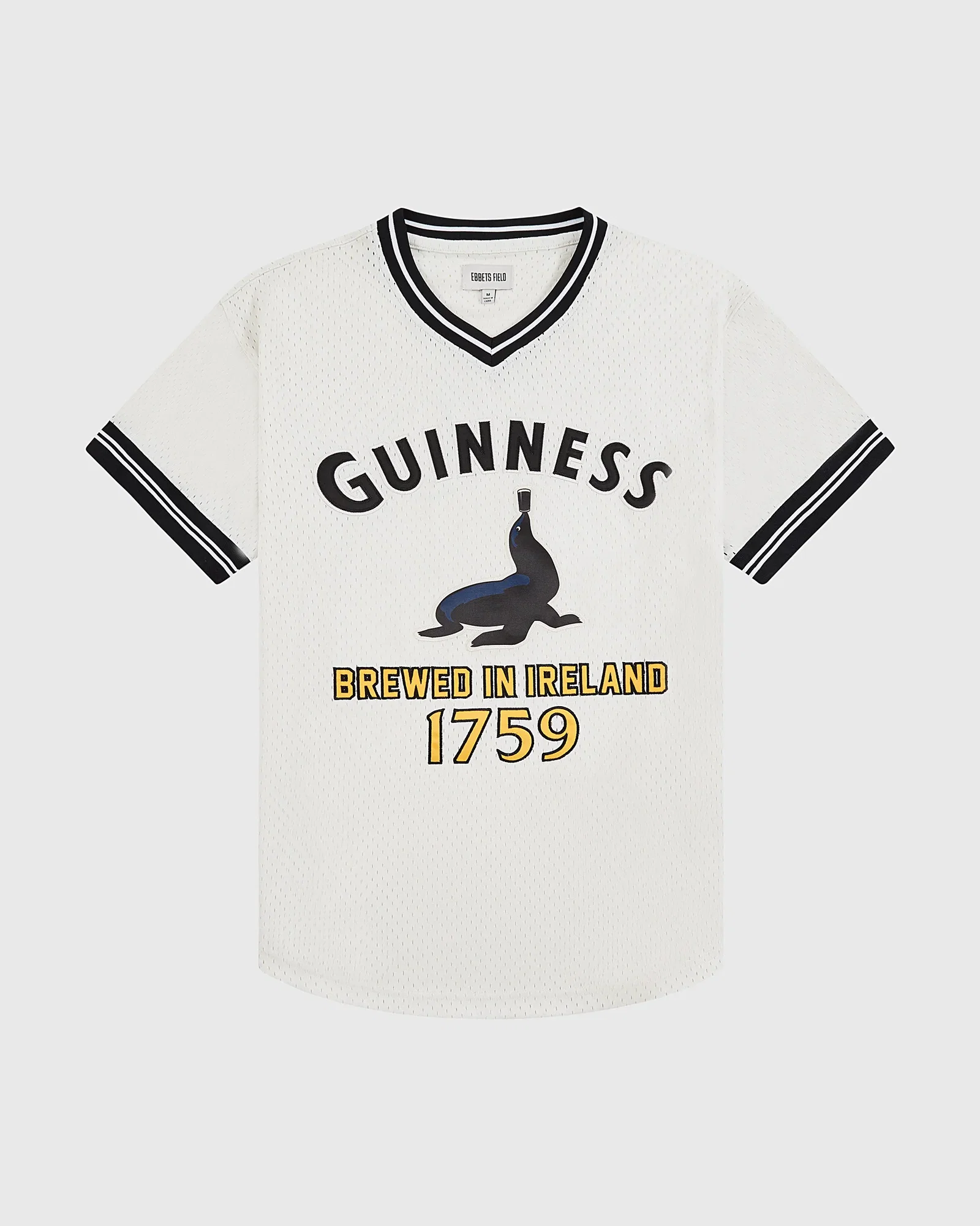 Image of Guinness Seal Mesh V-Neck Jersey