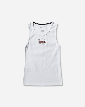 Ribbed Tank Top White
