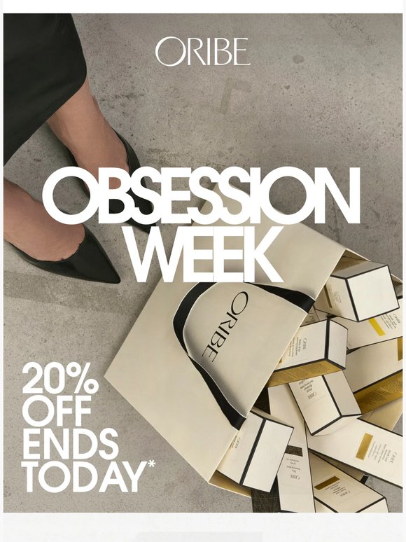 Extended One More Day! 20% Off All Orders on Oribe.com