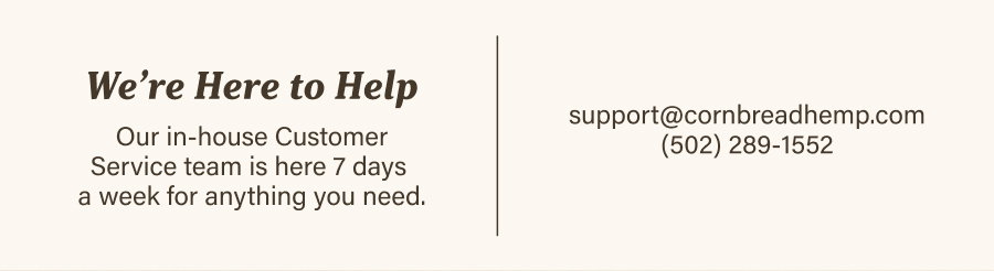We're here to help